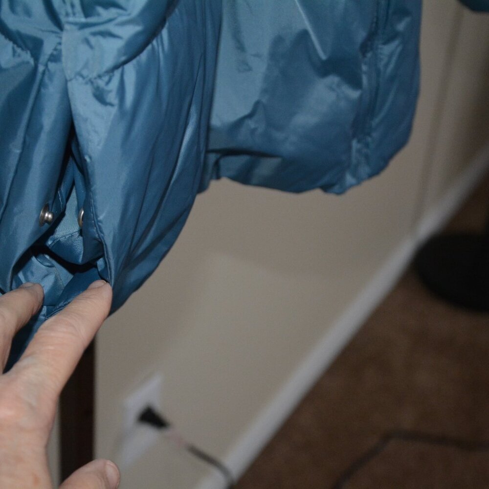 A New Day Women's Matte Puffer Jacket Coat in Light Blue XXL - New! - Picture 7 of 10